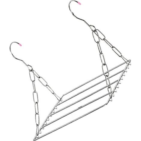 Tendedero extensible que ahorra espacio para balcón, tendedero multifuncional para calcetines. (1/5)