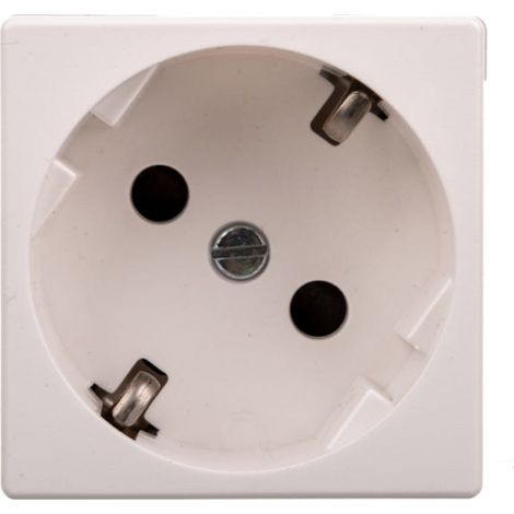 Presa Simon Connect K45 con connettori rapidi Schuko 16A/230V bianco puro K11/9