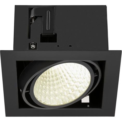 Encastré de plafond KADUX simple 4000 K DALI 2 Touch 30° noir - SLV - 1008570