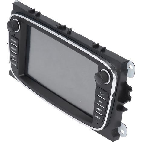Autoradio 2 DIN, lecteur multimédia MP3, processeur quadricœur 1 Go + 16 Go de RAM, compatible Android et iOS, remplacement pour Ford (2013). (1/5)