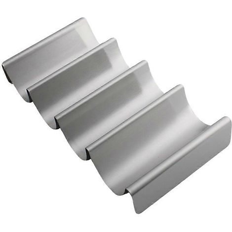 Support à tacos en acier inoxydable, porte-tacos mexicain pour la cuisine (1 pièce) (1/5)