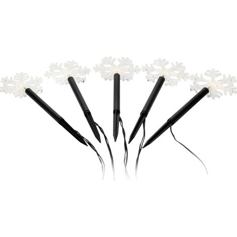 Konstsmide 4469-100 Eclairage décoratif extérieur jeu de 5 LED LED intégrée noir (1/3)