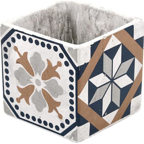 Betonblumentopf Azulejos 11 cm (1/5)