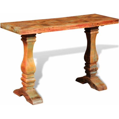 Maison Exclusive - Tavolo Consolle in Legno Massello Recuperato (1/5)