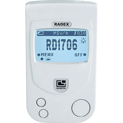 Compteur Geiger Radex RD1706 Détecteur De Radioactivité Rayonnements Beta, gamma et X Radiomètre Haute Précision Dosimètre Radiation 0.05 à 999 µSv/h (1/5)