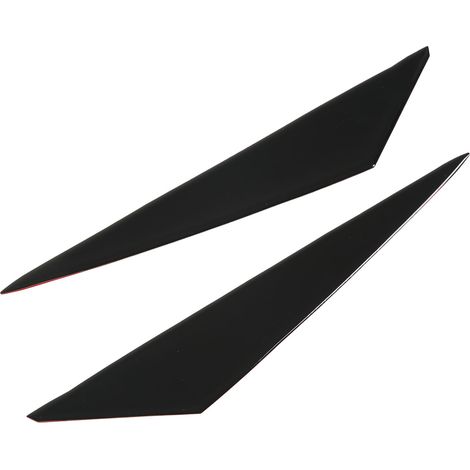 2x Sourcils de Phare Noir Protection Anti-UV Nettoyage Facile Compatible BMW X1 E84 2009-2014 (1/5)