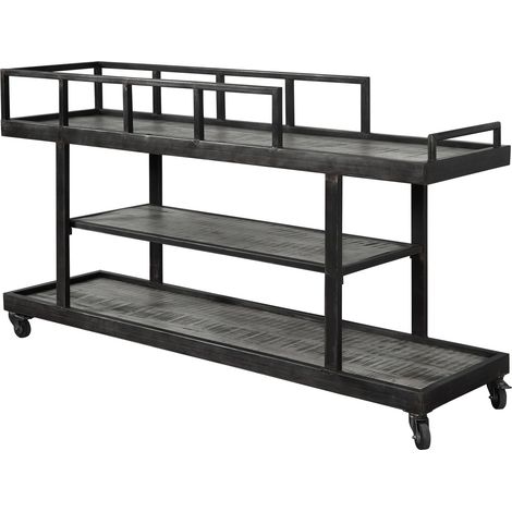 Regal Mango 180x50x106 grau lackiert HEAVY INDUSTRY 109 (1/3)