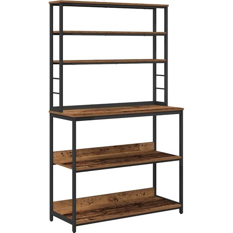 Kitchen Shelf Old Wood 100 x 40 x 168 cm Engineered Wood vidaXL