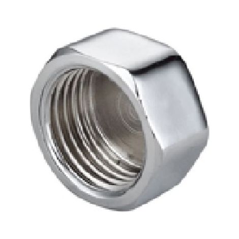 TAPPO FEMMINA IN OTTONE CROMO IBP 1/2&quot in ottone CW617N-DW