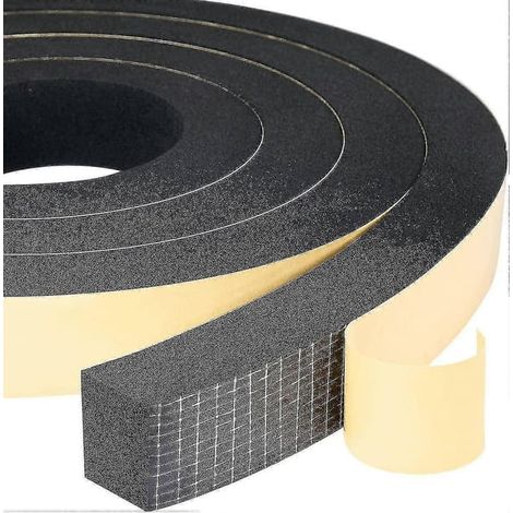 Schaumgummistreifen, 2 Rollen, 25 mm (B) x 20 mm (H) x 4 m (L), abdichtend, wetterfest, stoßfest, kollisionssicher, Möbel (1/5)