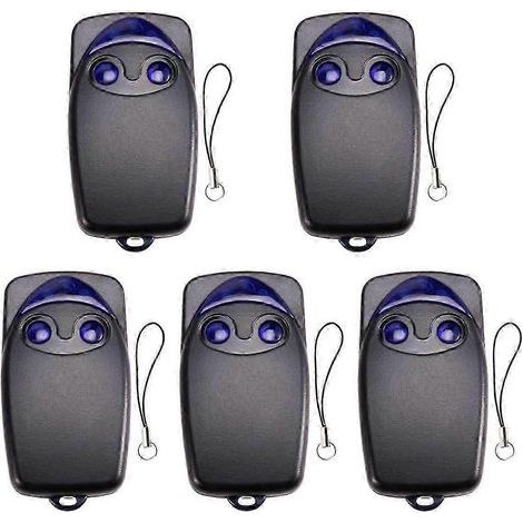 Télécommande universelle FLO2RS 433 MHz à 2 boutons pour porte de garage (remplacement). (1/5)