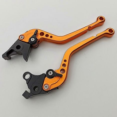 Accessoires pour moto SV1000/S : frein, embrayage hydraulique, klaxon, réglage, poignée en alliage d'aluminium, tige de frein (Orange 3) (1/5)