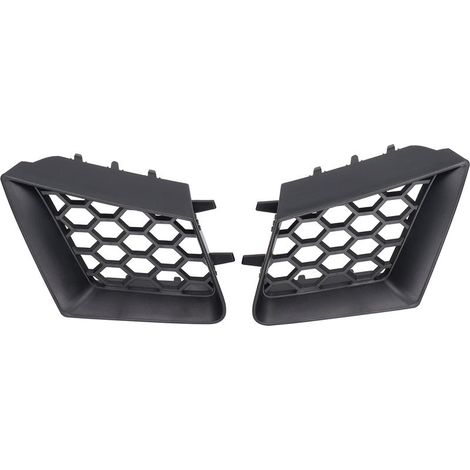 2pcs Front Bumper Upper Grill Left Right Matte Black Replacement for Seat Ibiza Cordoba 6L 2002‑2009 (1/5)