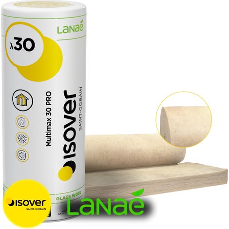 Lana mineral Isover Multimax 30 PRO lanae 0.030 10cm Rollo 100mm - 4.2m2 (1/5)