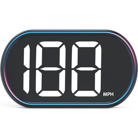 Velocímetro GPS digital (km/h) para coches, camiones y furgonetas - Pantalla grande de alta definición -Crezuo