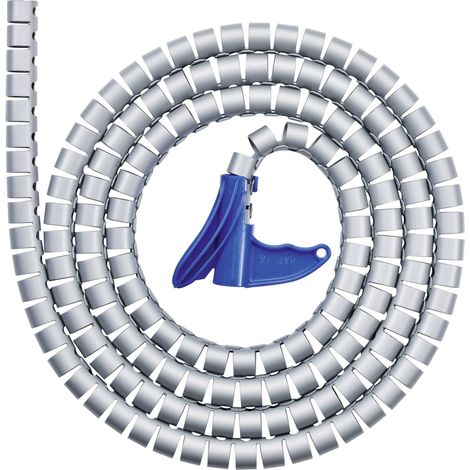 HellermannTyton 161-64206 HWPP-16MM-PP-SR-K1 Gaine pour câbles 16 mm (max) argent 2 m S15868 (1/5)