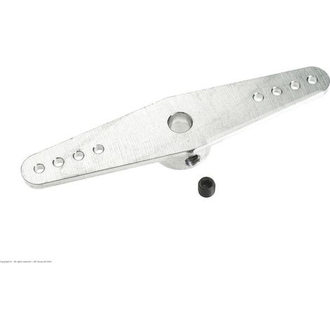 Revtec - Aluminium Steering Arm - Double - Long - Shaft Dia. 4mm - 1 pc