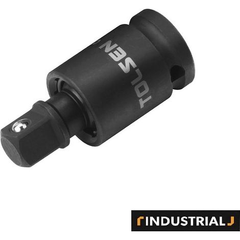 Junta articulada de impacto 1/2" TOLSEN, acero cromo-molibdeno, resistente a la corrosión