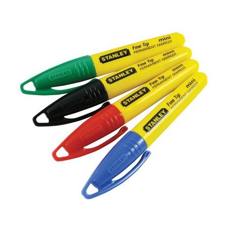 PENNARELLO MINI 1-47-329 STANLEY - COLORI ASSORTITI PUNTA FINE CF=PZ 72- 1 confezioni