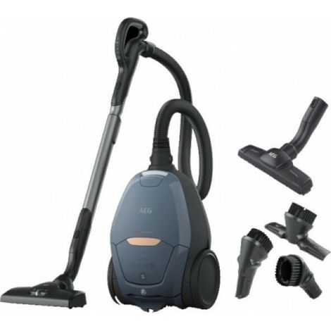Staubsauger AEG VX82 1 5DB blau 600 Watt Beutel 35 Liter