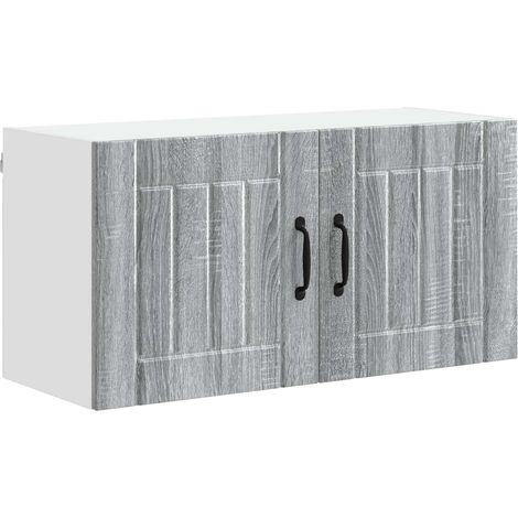 Maison Exclusive - Armario de Pared LUCCA Gris Sonoma 80 x 31 x 4