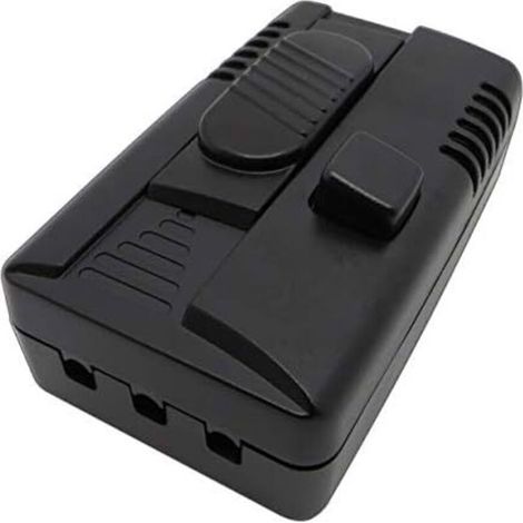 103x60x32mm 2pc Variateur à pied LED, avec 2 sorties : variateur et interrupteur, à intensité variable en continu, pour lampes LED réglables, à cordon intermédiaire, à LED silencieux (1/4)