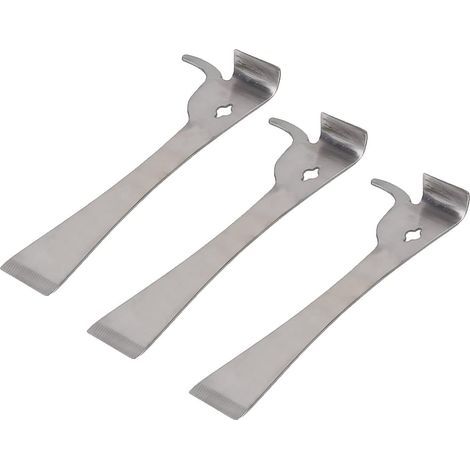 Piezas de raspador de colmenas, gancho en J pulido, herramientas multifuncionales para apicultura, equipo de apicultura, herramienta manual para colmenas, suministros de apicultura (1/5)