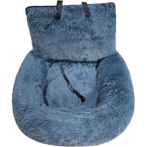 Siège auto, lit pour chien avec sangles de sécurité, pour chiens de petite et grande taille, lit de voyage antidérapant avec (1/4)