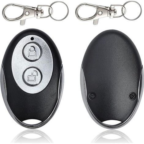 Telecommande Universelle Portail Telecommande Portail Telecommande Porte de Garage Télécommandes Duplicatrices à Code Fixe 433,92 MHz 2 Canaux 2pcs (1/5)
