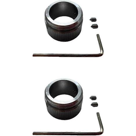 Stainless Steel Radiator Valve Adapter Heating Valve Thermostatic Head Adapter 2 PCS( ) (1/4)