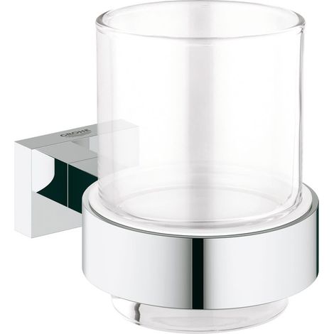 essentials cube Cadre support avec verre Argent Chromé (1/2)