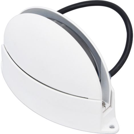 Applique murale LED semi-circulaire à éclairage indirect (angle de faisceau de 180°) pour entrée, couloir et salon, 85–265 V CA, lumière blanc chaud (1/5)