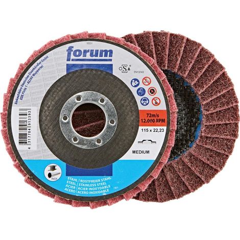 Fächerschleifscheibe Vlies 115mm med FORUM (1/2)