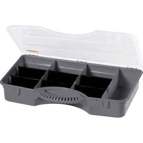 Alutec Sortimentskasten (L x B x H) 360 x 240 x 70 mm Anzahl Fächer: 10 Inhalt 1 St. (1/3)