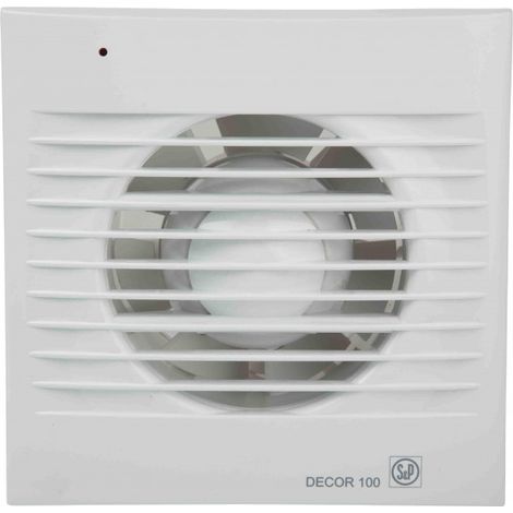 Kit aérateur extra-plat DECOR 100 CRZ 12V + transformateur de sécurité 230/12V S&P (UNELVENT) 409756