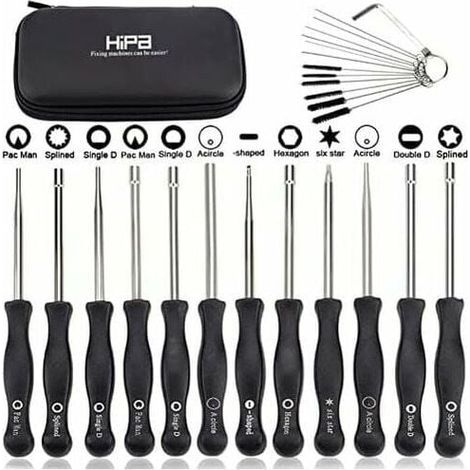 Kit de 12 outils de réglage de carburateur – Embouts résistants à la corrosion – Compatible moteurs 2 temps Poulan, Husqvarna, STHIL, Echo (1/5)