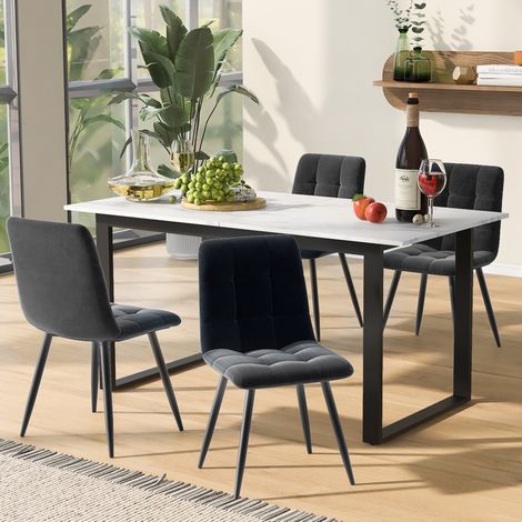 Tisch Esstisch ausziehbar Essgruppe 140 bis 180 MDF OKMYHOME (1/4)
