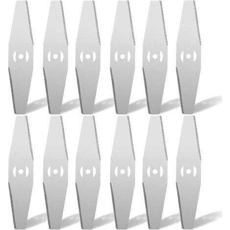 Ersatzklinge aus Metall für Akku-Freischneider, enthält 12 Klingen. Zubehör für Gartentrimmer – Karteo (1/5)