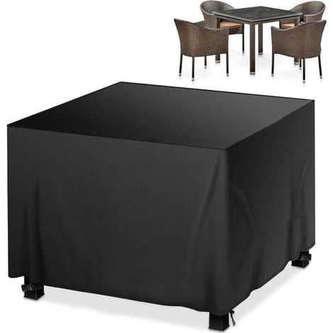 Housse De Protection Pour Mobilier De Jardin, Bâche Oxford 420d, Imperméable, Résistante À L'hiver, Protection Uv (200 X 200 X 85 Cm) (1/5)