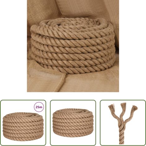 Bastelmaterial - Juteseil 25 m Länge 30 mm Stärke (1/5)