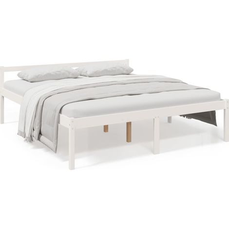 Maison Exclusive - Cama senior sin colchón madera maciza de pino