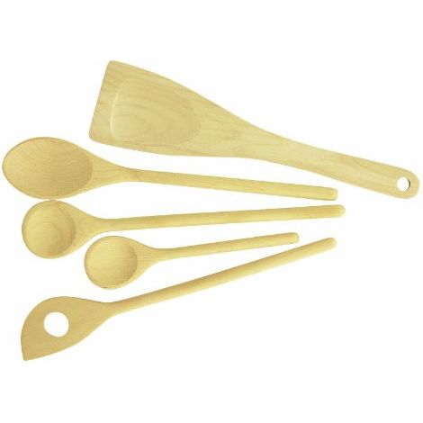 CUCCHIAI E PALA LEGNO Set Pz.5 WOODY TESCOMA (1/3)