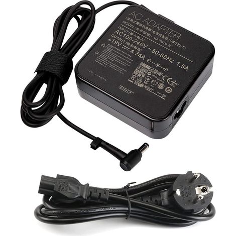 Chargeur pour ordinateur portable 19 V 4,74 A 90 W PA-1900-92 ADP-90YD D - Adaptateur CA compatible avec ASUS N55SL N75 N75E N75S N75SF U46JC U46S U46SD U46SV (1/5)