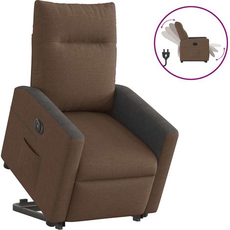 Maison Exclusive - Relaxsessel mit Aufstehhilfe Elektrisch Braun