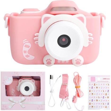 Kids Camera Touch Screen Cartoon Mini AntiDrop HighDefinition Digital Children's Toys Gifts (1/5)