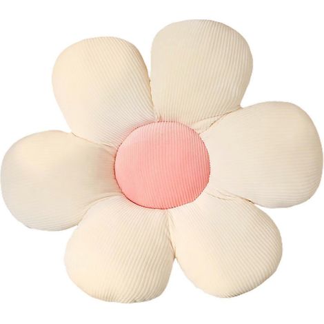 Coussin décoratif à six pétales en forme de fleur, coussin d'assise fleuri, décoration intérieure, 50 cm, rose, haute qualité (1/5)