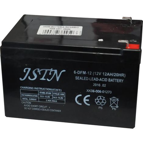 BATTERIA RICAMBIO mm.151x65xh.100 - 12V 10Ah - piombo