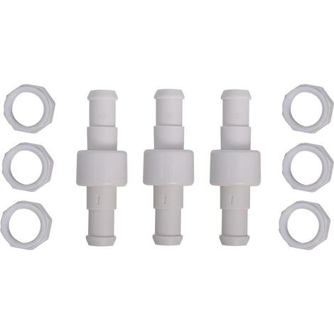 Set of 3 Rotating Hose Connectors with 6 Tips D15 D20 Compatible with Zodiac Polaris 180 280 380 MUMU Robotic Pool Cleaners (1/4)
