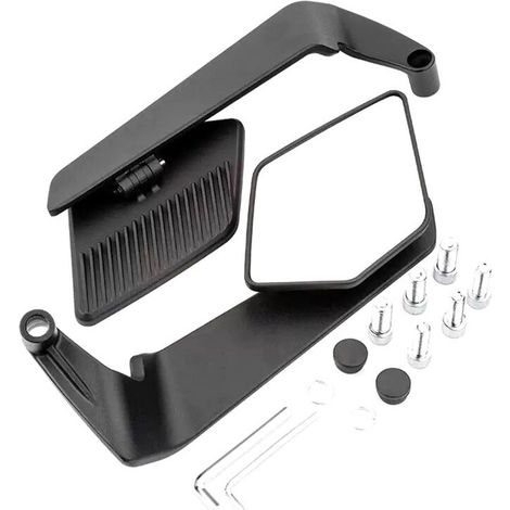 Accessori per moto: alette aerodinamiche Stealth, specchietti regolabili per MT 03 07 09 R1 R3 R7 XMAX (1/2)