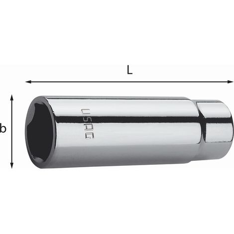CHIAVE A BUSSOLA LUNGA CON BOCCA ESAGONALE 235 3/8 ELN 8 MM